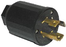 [89752] Morris Products 89752 Twist Lock Male Cap 3 Pole 4 Wire 125-250VAC 20A