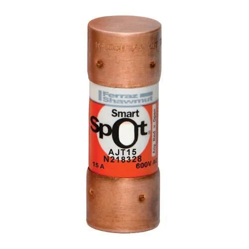 [AJT15] Mersen AJT15 15A 600VAC Class J Time-Delay Fuse (Amp-Trap 2000 AJT)