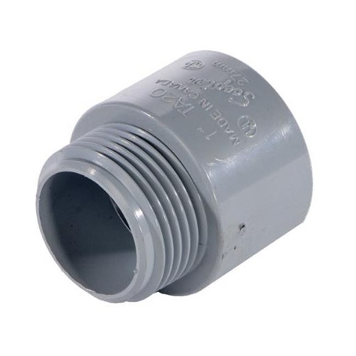 [TA20] 1" PVC Conduit Terminal Adapter