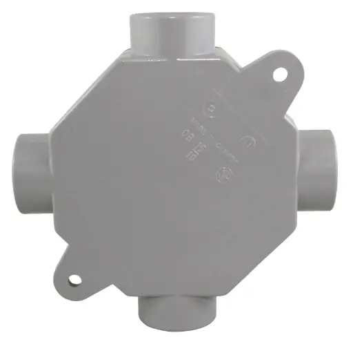 [OB15/10] Octagonal PVC Box 4 x 1-1/2"
