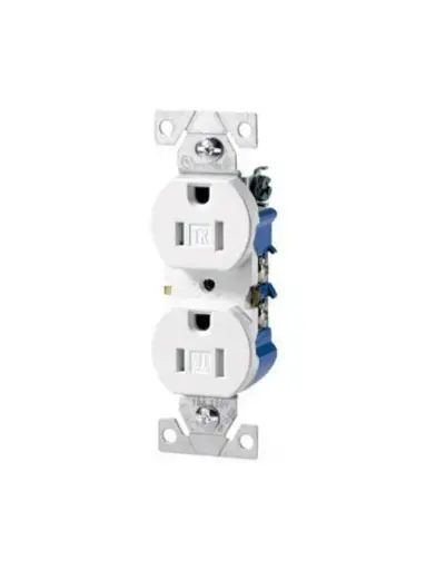 [TR270W] Eaton 15 -Amp 125-volt Tamper Resistant Residential Duplex Outlet , White