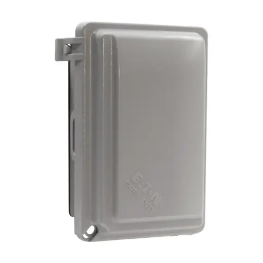 [WIUX-1CL] Eaton WIUX-1CL 1-Gang While-in-Use Extra Duty Weather Protective Cover, Surface Mount - Clear
