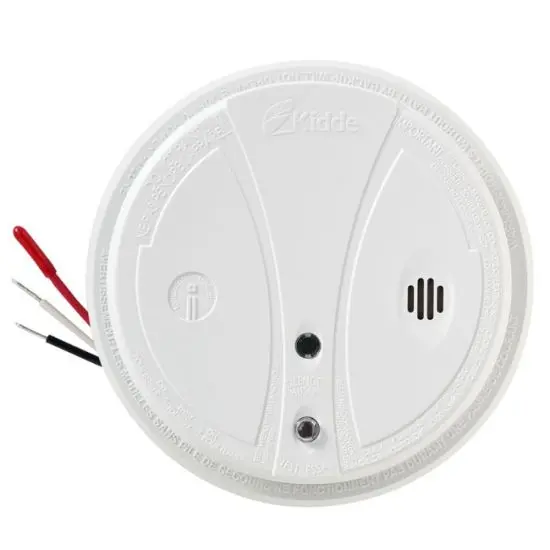 Kidde P1275CA 120V AC Wire-in Smoke Alarm with 9V Battery Backup