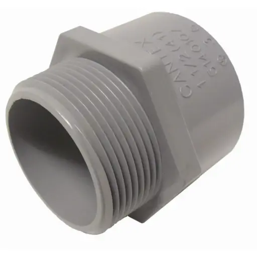 [TA30]  1-1/2" PVC Terminal Adapter