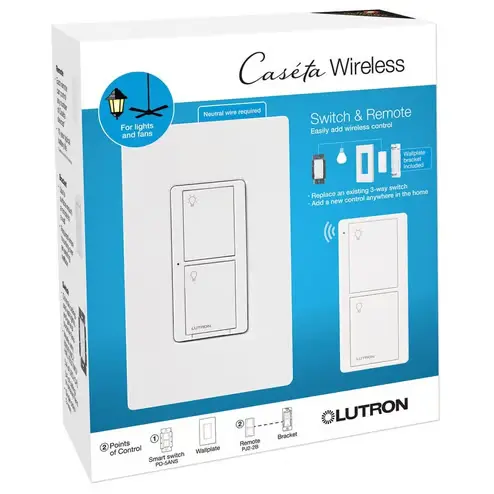 [P-PKG1WS-WH-C] LTN P-PKG1WS-WH-C Caseta Smart  