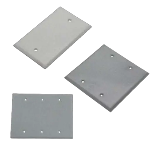 [3-BC] 3 Gang blank weatherproof cover with gasket 