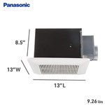[FV-0511VQ1] Panasonic FV-0511VQ1 110 CFM 0.9 Sones Exhaust Fan with Smart Flow White Ventilation Exhaust Fans Bath Fans