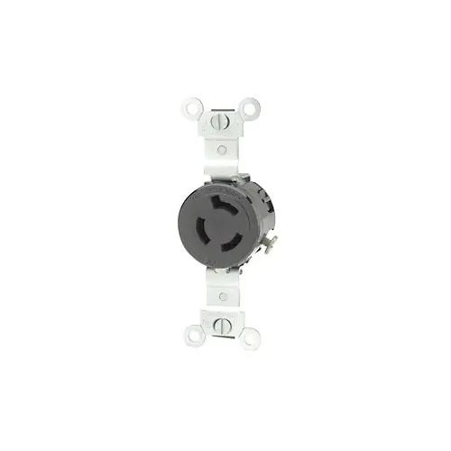 [4560] Leviton 15 Amp, 250 Volt, Single Locking Receptacle, Industrial Grade