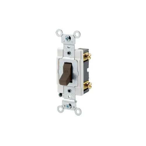 [CSB1-15] Leviton 15 Amp, Toggle Switch, Single-Pole, Quiet Switch, Commercial Spec Grade