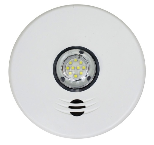 [P4010ACLEDSCOCA] Kidde Hardwire Interconnected Combination Smoke and CO Alarm with Strobe Light and Voice Alert 3-in-1