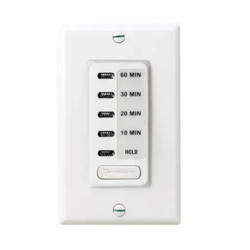 [EI210W] Intermatic Electronic Auto-Off Timer 10/20/30/60 Minute With HOLD White