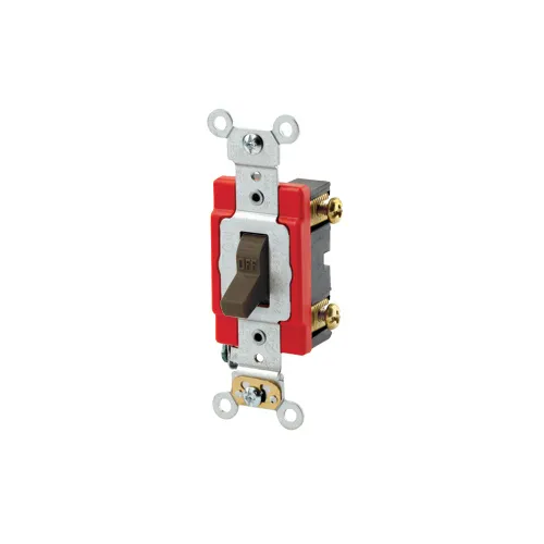 [1221-2] Leviton 20 Amp Toggle Switch, Single-Pole, Quiet Switch, Extra Heavy Duty Spec Grade 1221-2