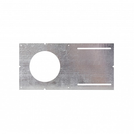 [PL - 4''] Votatec Galvanized plate , for 4" recessed LED , With Ruller 13-3/16" x 6.5"