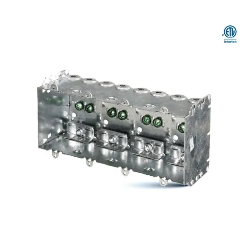 [2104-LLE4] Four Gang Device Box With Clamps | 2104-LLE4