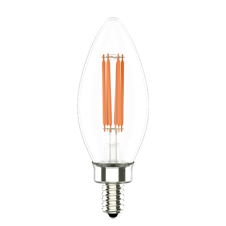 [VO-FCAW5.5-120-30-D] Votatec Candle Filament LED VO-FCAW5.5-120-30-D, 120V 5.5W 3000K