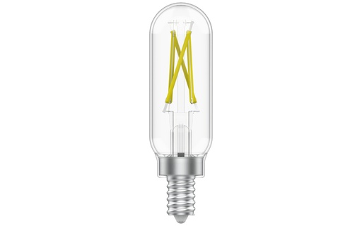 [VO-FT25W5.5-120-30-D] Votatec VO-FT25W5.5-120-30-D, LED T25 Filament, 120V, 5.5W, 600 Lumens, 3000K Soft White, E12 Base, Dimmable