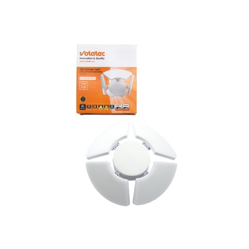 [HLG-8W] Votatec HLG-8W LED Garage Light – CCT & Power Adjustable