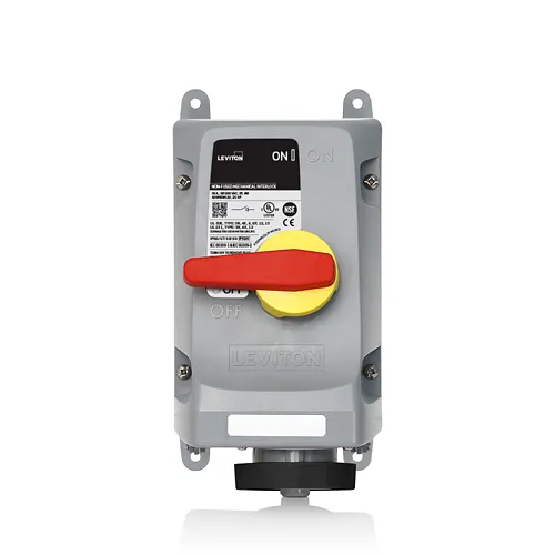 [450M15WLEV] Leviton LEV Series IEC Pin & Sleeve Mechanical Interlock