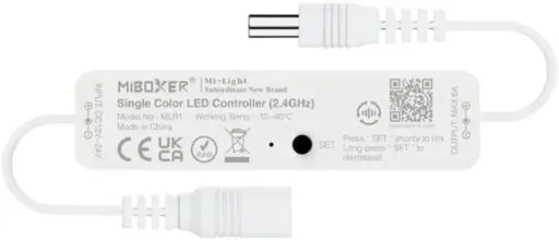 [MLR1] Miboxer MLR1 Mini Single Color LED Controller 2.4GHz, Dimming Range 0.1%-100%